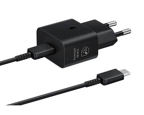 Samsung EP-T2510X USB Ladegerät 25W 1x USB-C Schwarz Schnellladegerät