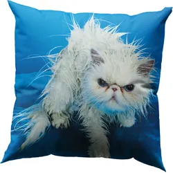 Kissenbezug Toiletpaper Angry Cat 50 x 50 cm