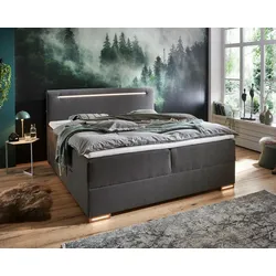 meise.möbel »Cooper II« Boxspringbett inkl. Bettkasten 140x200 cm / FARO anthrazit Nr. 24