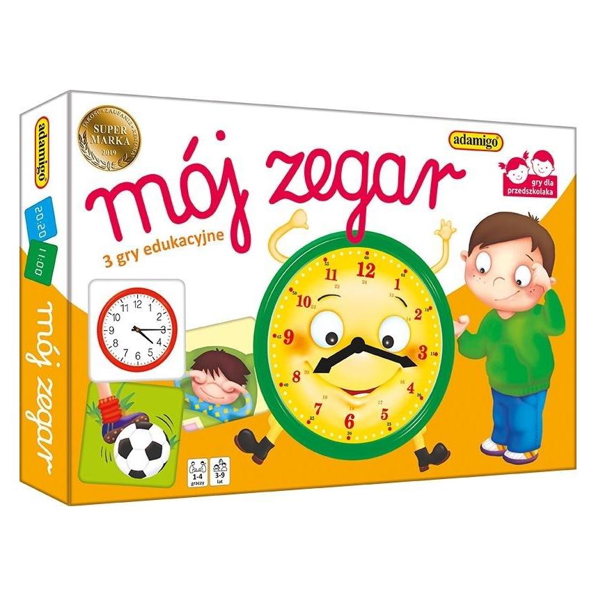 Adamigo Mój zegar - loteryjka edukacyjna 07165 (Polnisch) (253029)