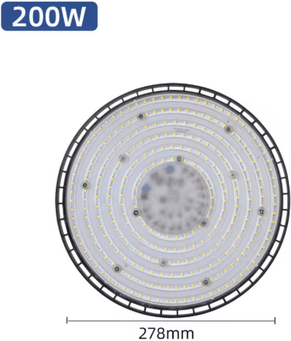 Inspire Picks UFO LED High Bay Light 100W 150W 200W Waterproof Commercial & Industrial Lighting white Light 200w