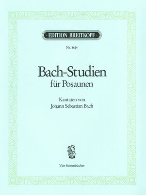 Breitkopf & Härtel Bach Studien Trombone