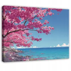 LEINWANDBILD Ozean Landschaft Blau 60x40 cm