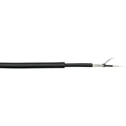 DAP LC-126 Schwarzes asymmetrisches Line-Kabel - 100-m-Rolle