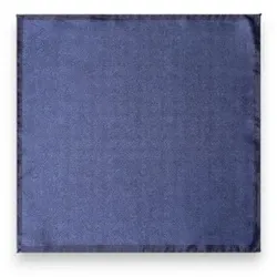 Hackett London für Herren. HM0100060 Marineblaues Einstecktuch mit Struktur (OSFA), Lässig, Seide, Klassisch