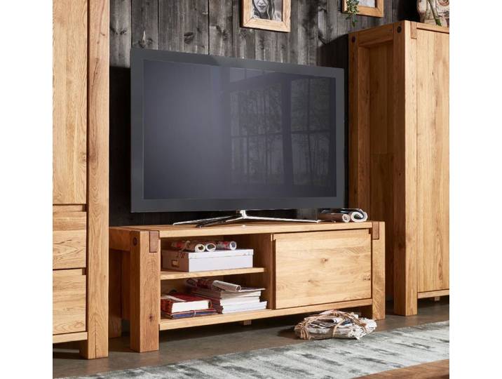 TV Board 139x50cm 'Palermo' Eiche massiv geölt