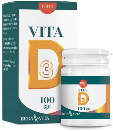 Erba Vita Vitamina D Integratore 100 Compresse Orosolubili