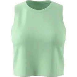 2XU Laufshirt Aero Mesh Crop Tank, Größe S in Gelb Gelb