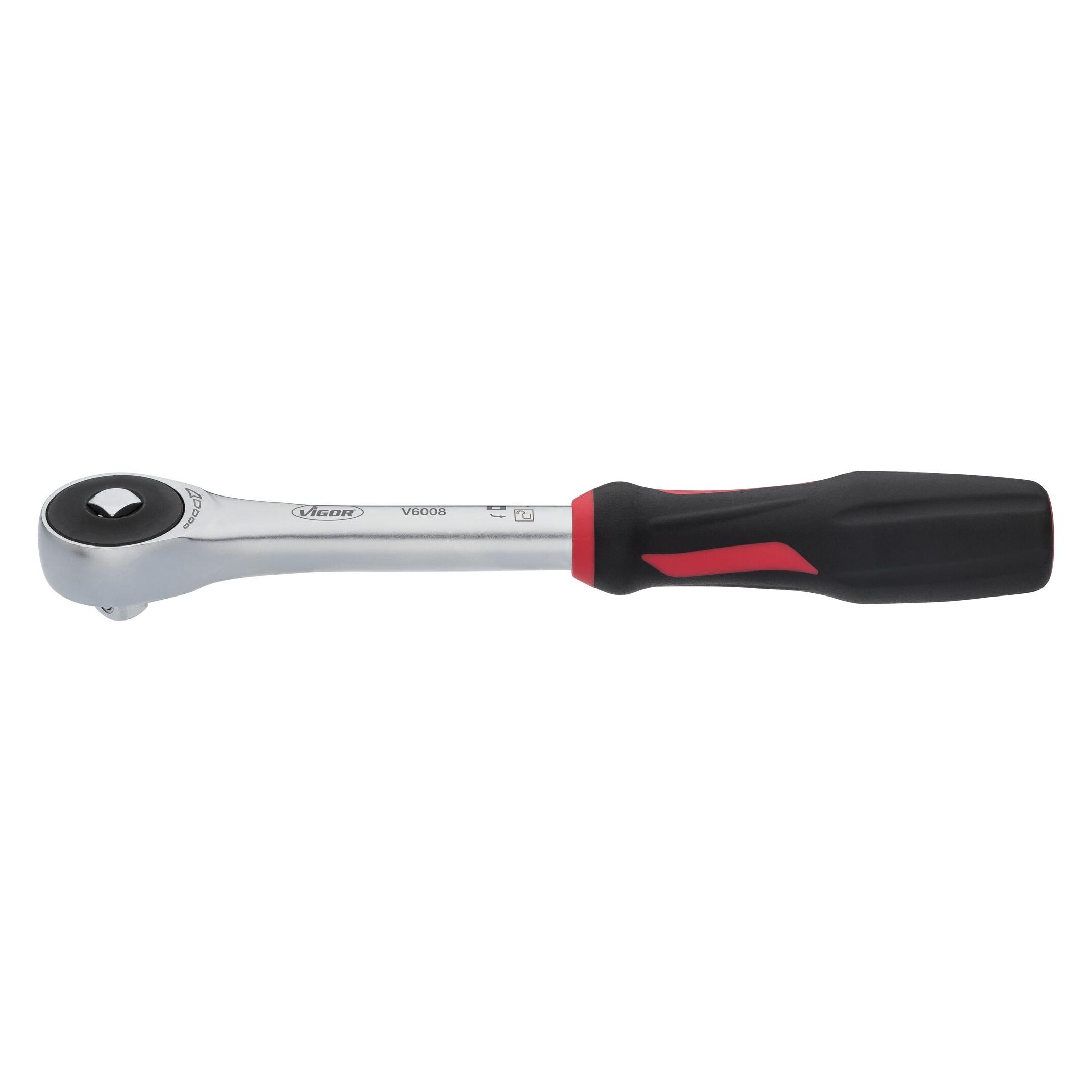Vigor 360° Drehgriff-Umschaltknarre V6008 Vierkant 10 mm (3/8 Zoll) 237 mm (V6008)