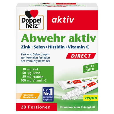Queisser Pharma GmbH & Co. KG DOPPELHERZ Abwehr aktiv DIRECT Pellets 26 g 06733258
