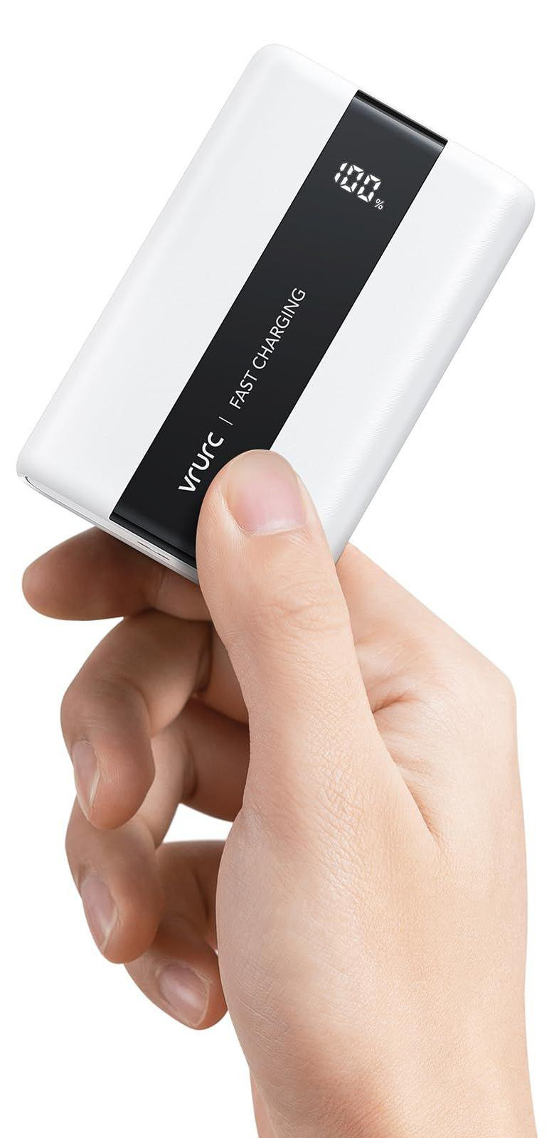 Lustrens Power Bank 20000mAh Compact & Draagbaar, 22,5W Snelladen