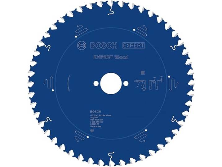 Bosch 1x EXPERT Wood corded cirkelzaagblad voor handcirkelzaag
