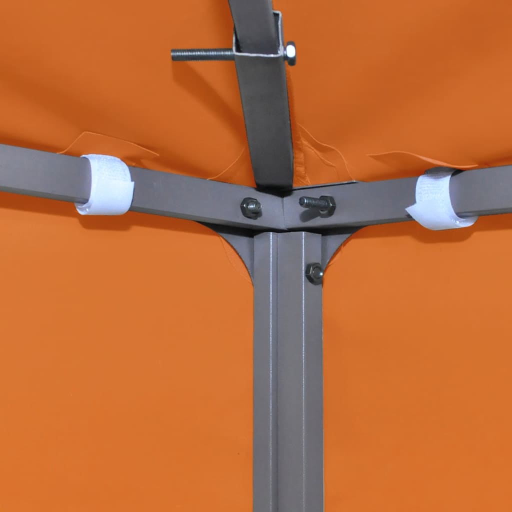 vidaXL Recouvrement de remplacement d'auvent 310 g/m² Orange 3x4 m