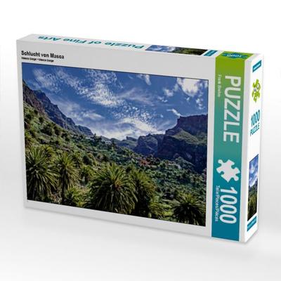 CALVENDO Puzzle Schlucht von Masca | 1000 Teile Lege-Größe 64x48cm Foto-Puzzle für glückliche Stunden