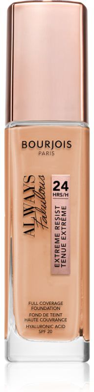 Bourjois Always Fabulous long-lasting foundation SPF 20 shade 400 Rose Beige 30 ml