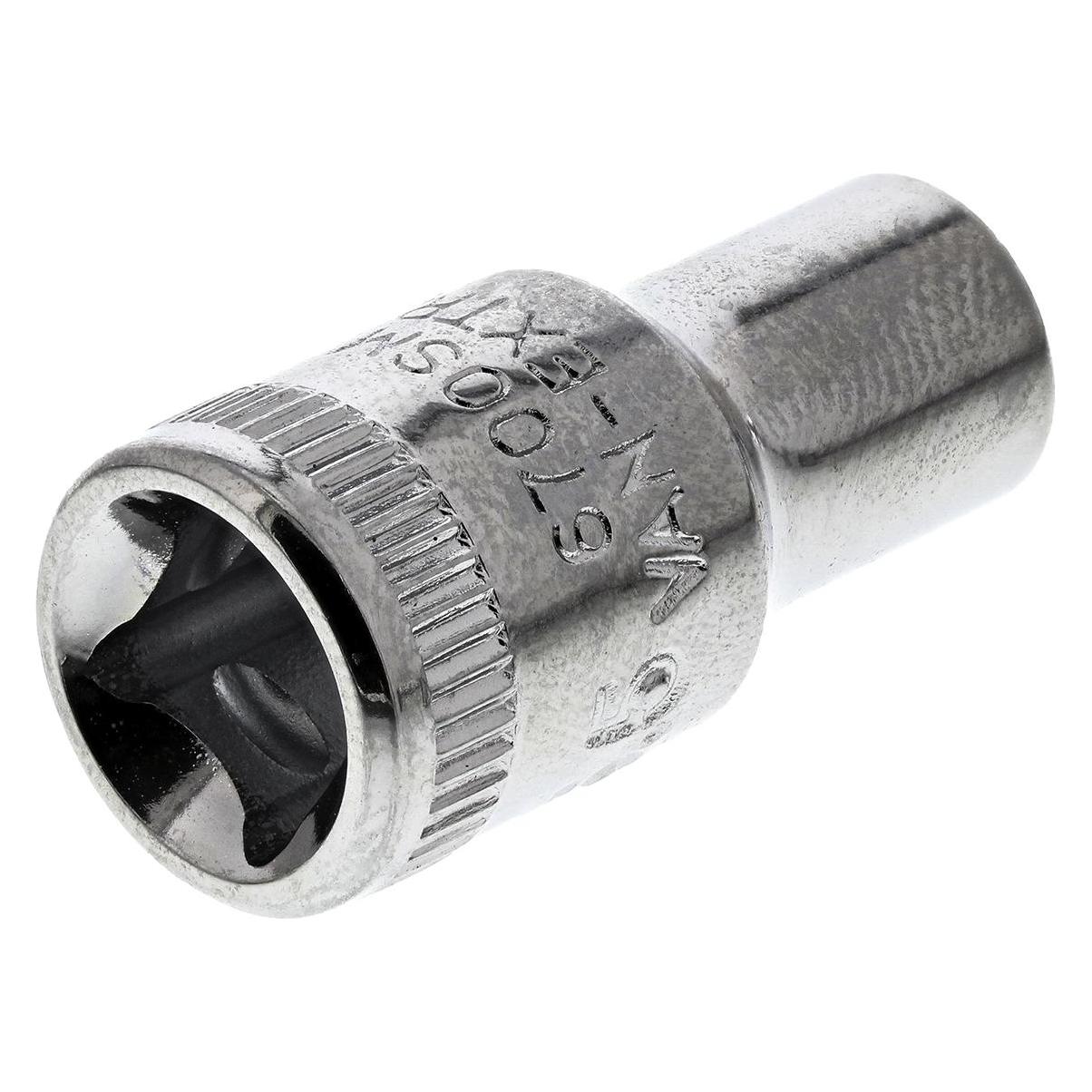 Bahco 1/4" Steckschlüssel-Einsatz, Sechskantprofil, 5,5 mm, hochglanzpoliert (6700SM-5.5)