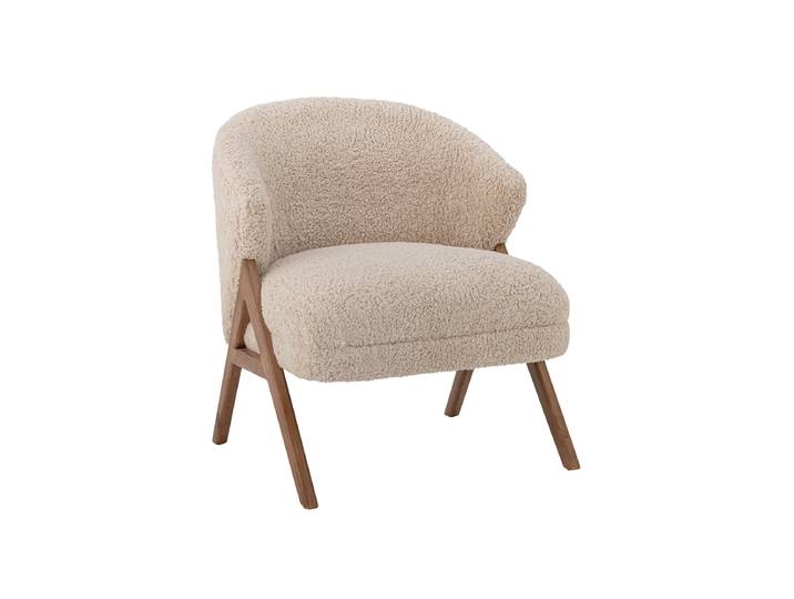 Hochwertiger Loungesessel „Camino“ Beige hell Bloomingville
