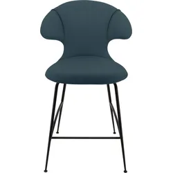 Time Flies Stuhl 102 cm blau mit schwarzen Beinen