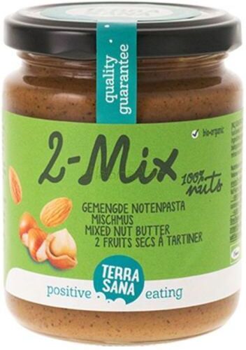 Terrasana 2Mix, Nusscreme Haselnuss und Mandeln 250gr
