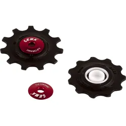 CEMA Schaltrollen Shimano 9/10/11-fach, SRAM 10/11-fach Komplettkeramik - schwarz