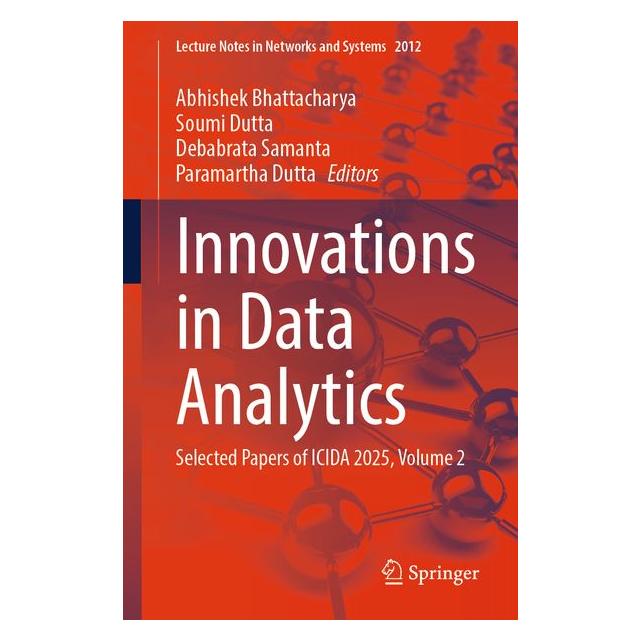 Springer Innovations in Data Analytics (Englisch, Abhishek Bhattacharya, Debabrata Samanta, Paramartha Dutta, Soumi Dutta) (69600955)