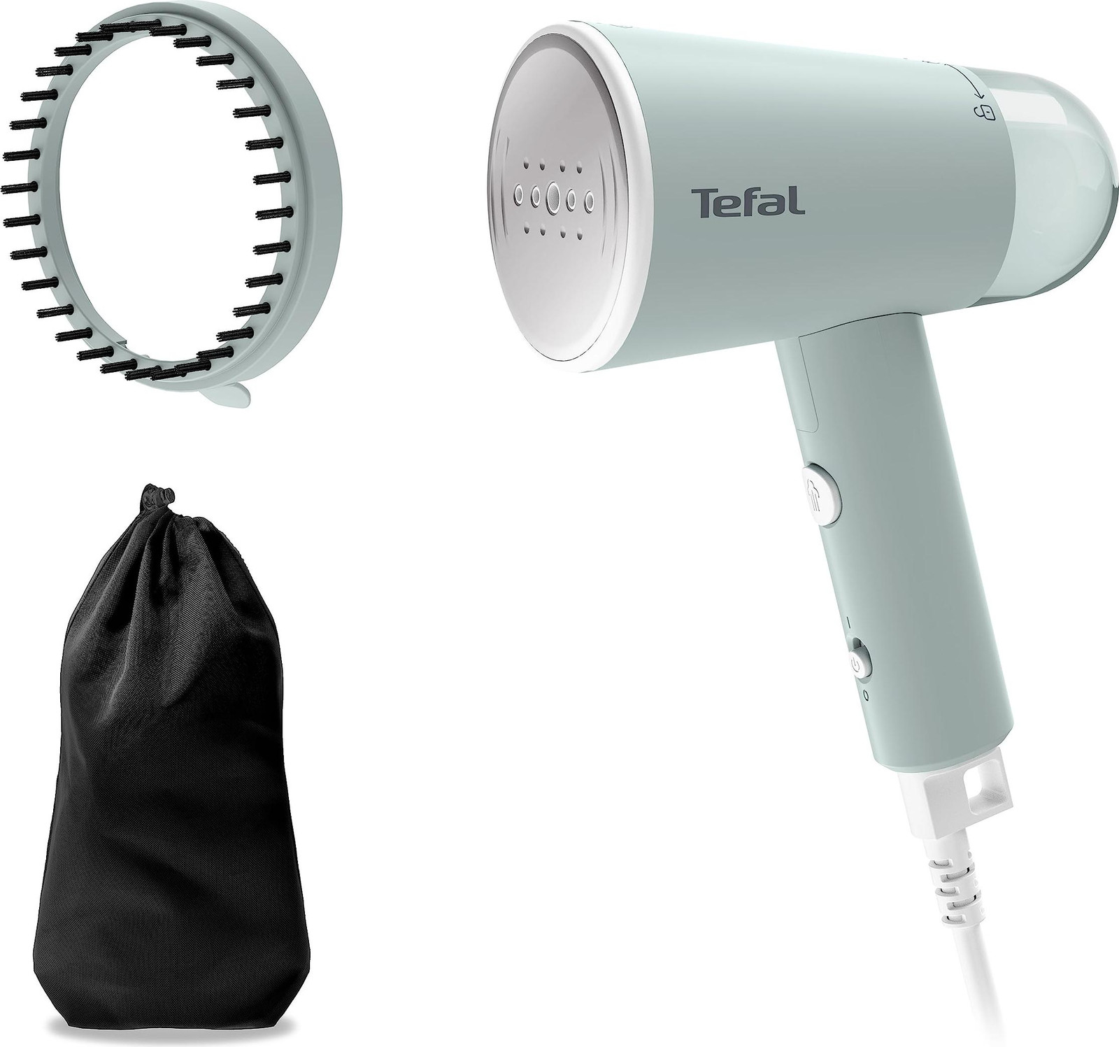 Tefal Origin Travel stoomborstel, 1200 W, opvouwbaar draagbaar stoomapparaat met 70 ml waterreservoir
