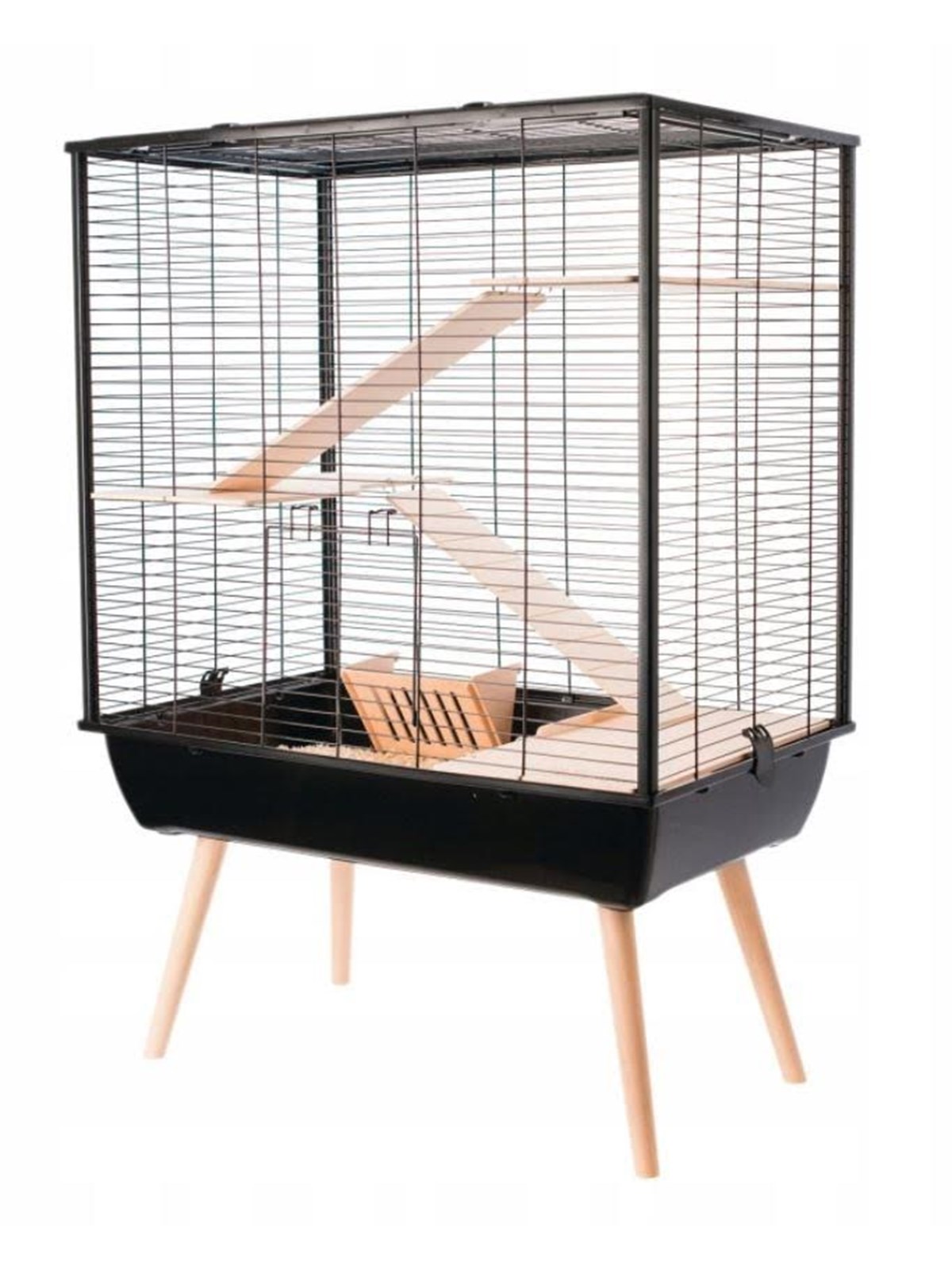 Zolux Käfig Neo Cozy Large Rodents H80, Farbe schwarz