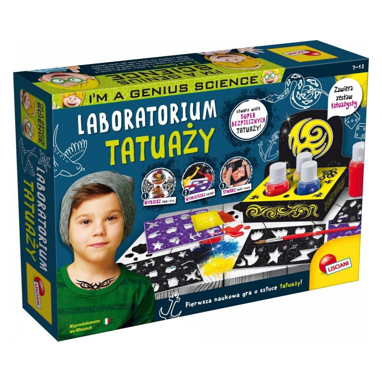 Lisciani Im A Genius Science Kit Tattoo Lab (304-PL72965)