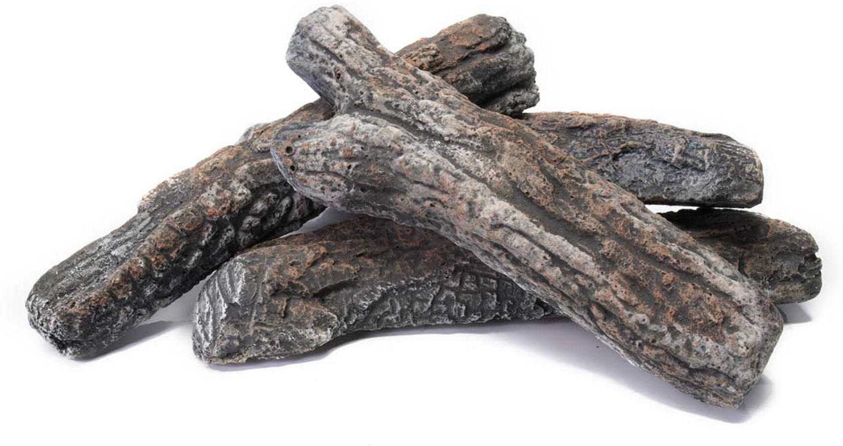 Pacific Lifestyle - Ceramic Wood Effect Logs 4 Pieces