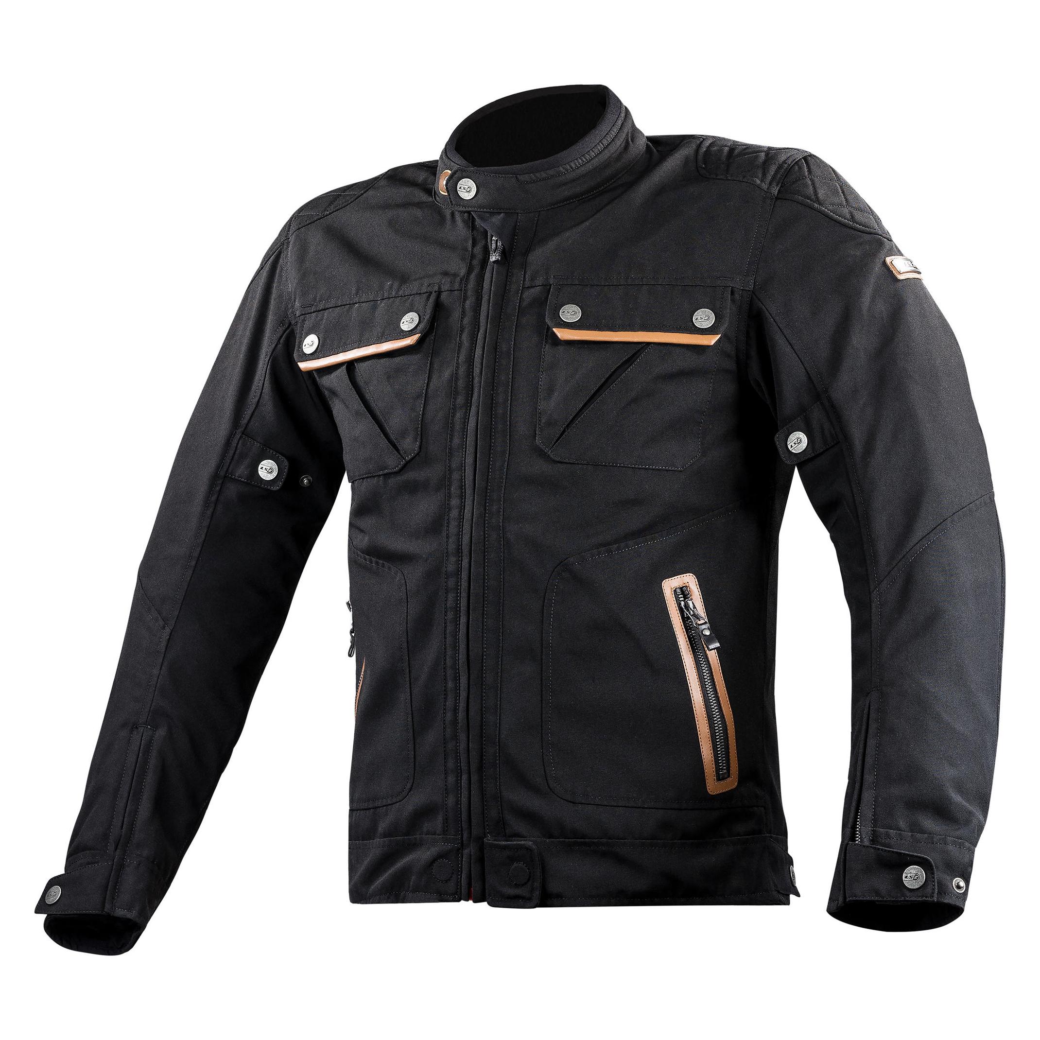 LS2 Herren Jacke Bullet, Schwarz, XXL (Herren, XXL) (64030C0112XXL)