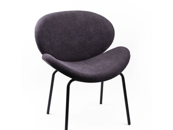 Fauteuil  Cozy  en velours côtelé La Factory - Cozy Fusain