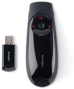 Kensington Apresentador sem fios a laser vermelho com controlo do cursor
