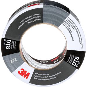 3M Gewebeband DT8 S48, schwarz, 48mm x 23m