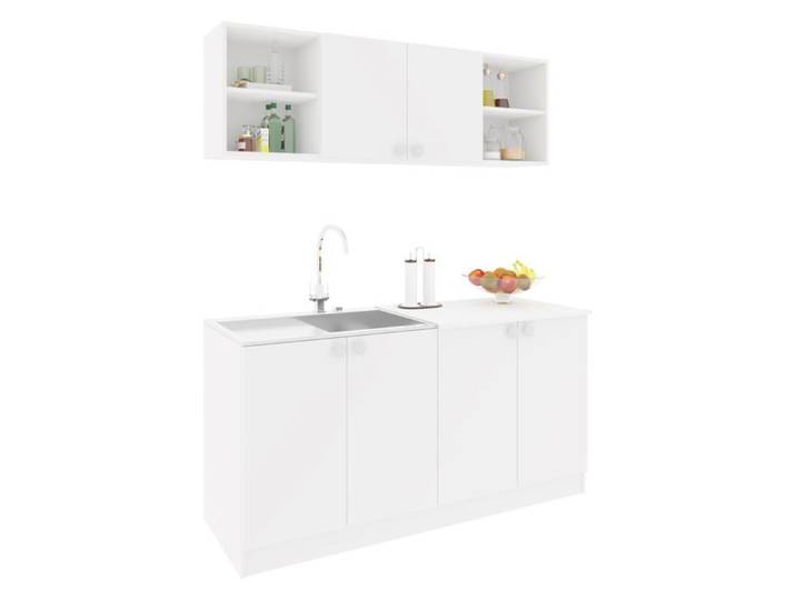 Set Cuisine Sena haaus Blanc L 160 cm