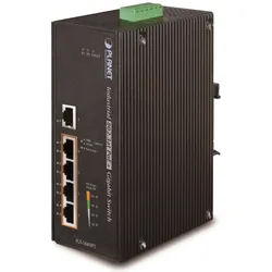 Planet Industrie-Switch 4-Port IEEE 802.3af / 802.3at PoE Injektor Aluminium Metall Gehäuse (802.3af (PoE), 802.3at (PoE+), 120 W), PoE Injector
