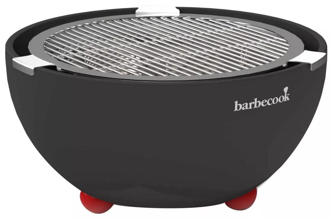 Barbecook Joya Tafelgrill met RVS Roosters, Zwart, 31 cm
