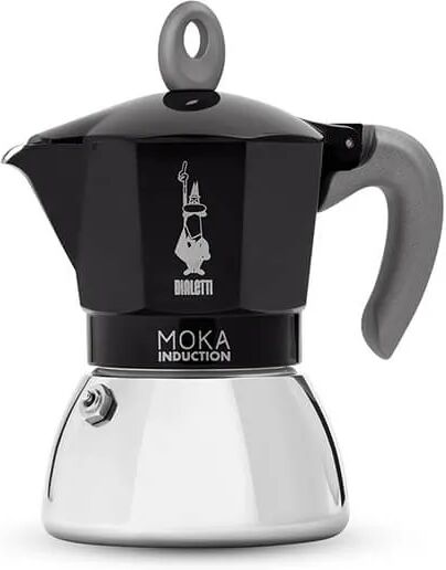 Bialetti Moka Induction 4 Cup Espresso Maker Black