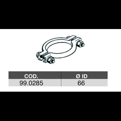 ASSO Rohrverbinder, Abgasanlage 990285 für Citroën Peugeot TALBOT HYUNDAI RENAULT KIA