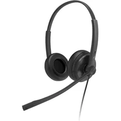 Yealink UH34 Dual Teams (Kabelgebunden, USB-A, Microsoft Teams), Office Headset, Schwarz