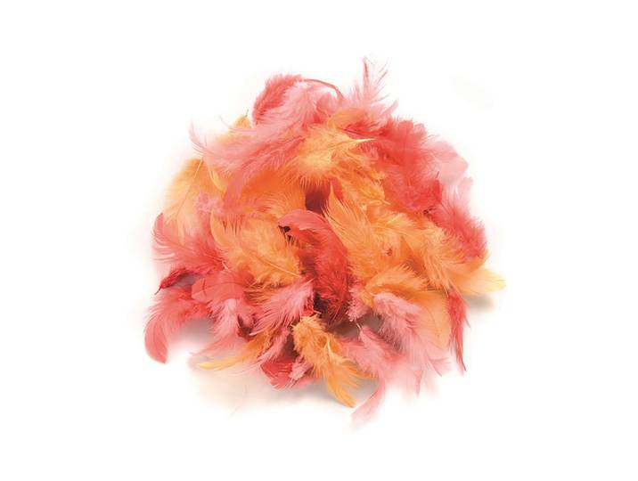 Glorex Deco-Federn Rot 10 g