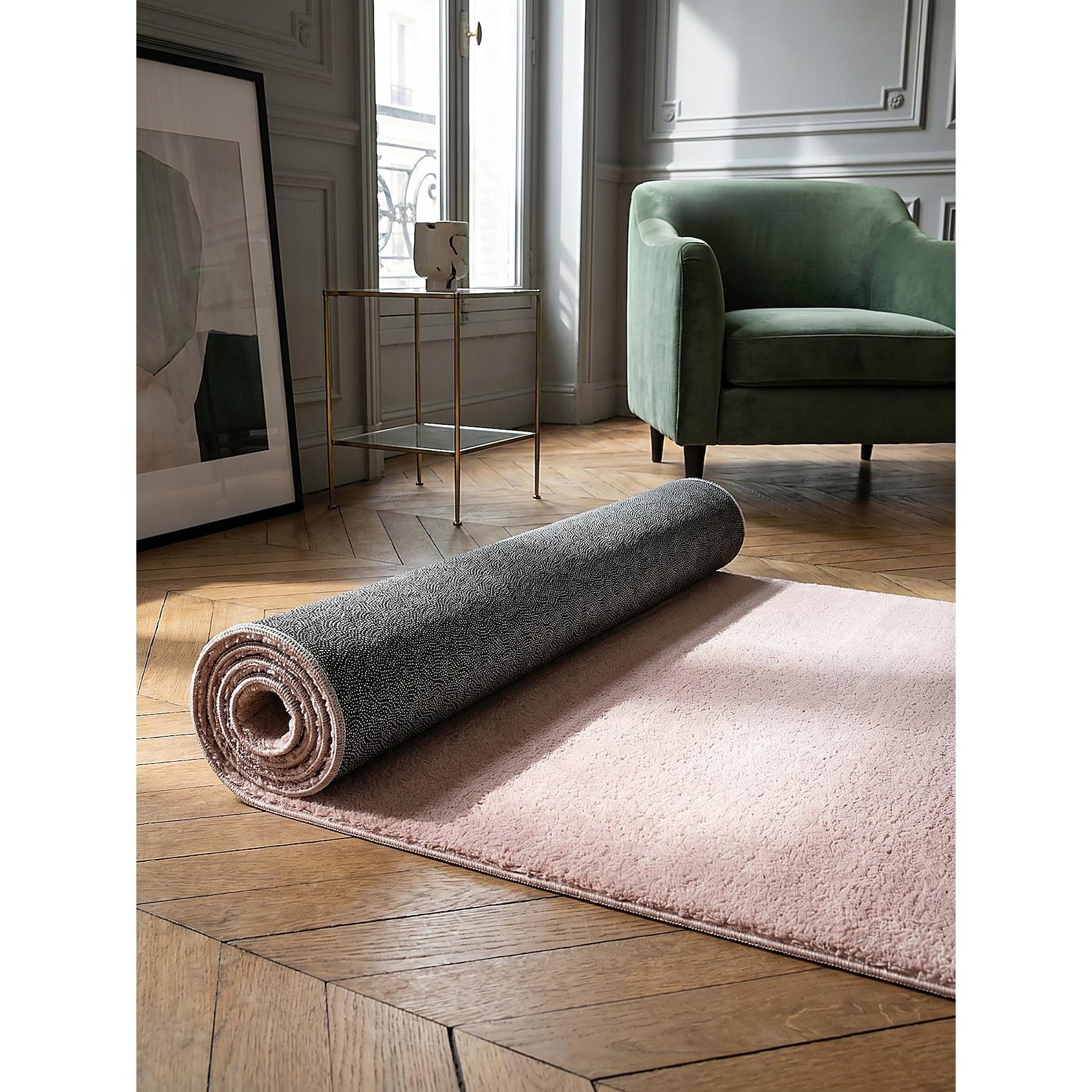 Läufer Hochflor Puderrosa 60x110 cm - ALDAN Kadima Design