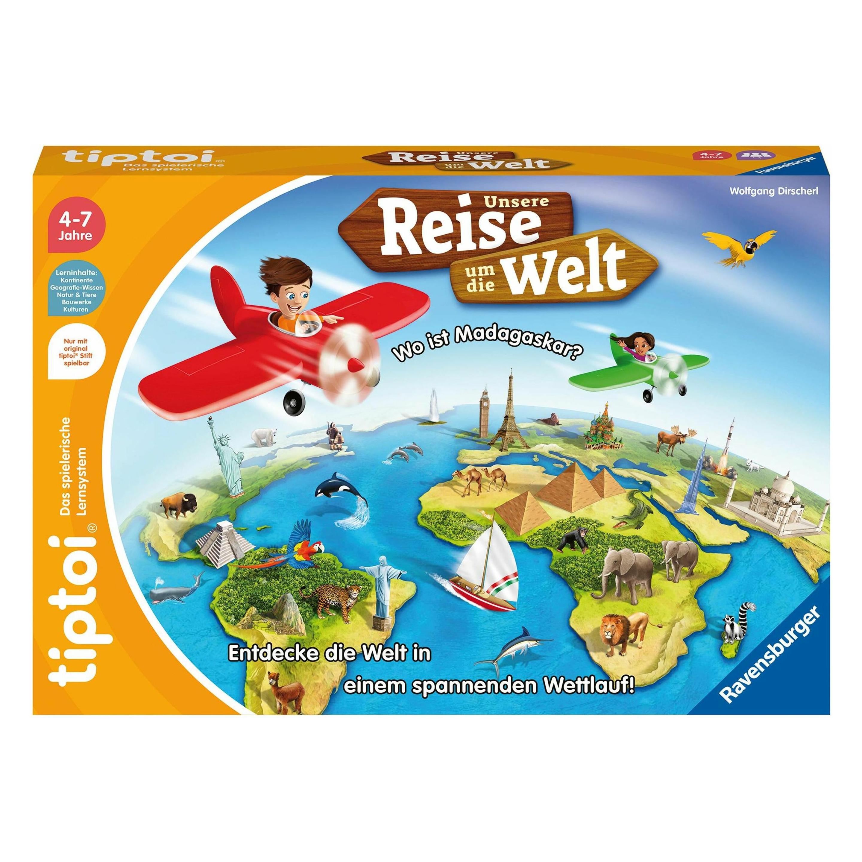 tiptoi Unsere Reise um die Welt (Deutsch, 4 - 7 Jahre) (00.000.117)