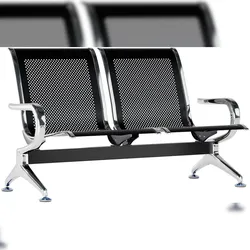 CLP Wartebank Airport schwarz/2-Sitzer