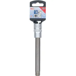 BGS Bit-Einsatz Länge 140 mm Antrieb Innenvierkant 12,5 mm (1/2") T-Profil (für Torx) T60 - 5184-T60