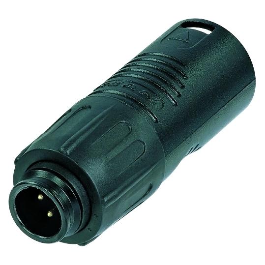 Neutrik RA3MT-B Mini XLR to XLR Adapter (Winkeladapter) (64709702)