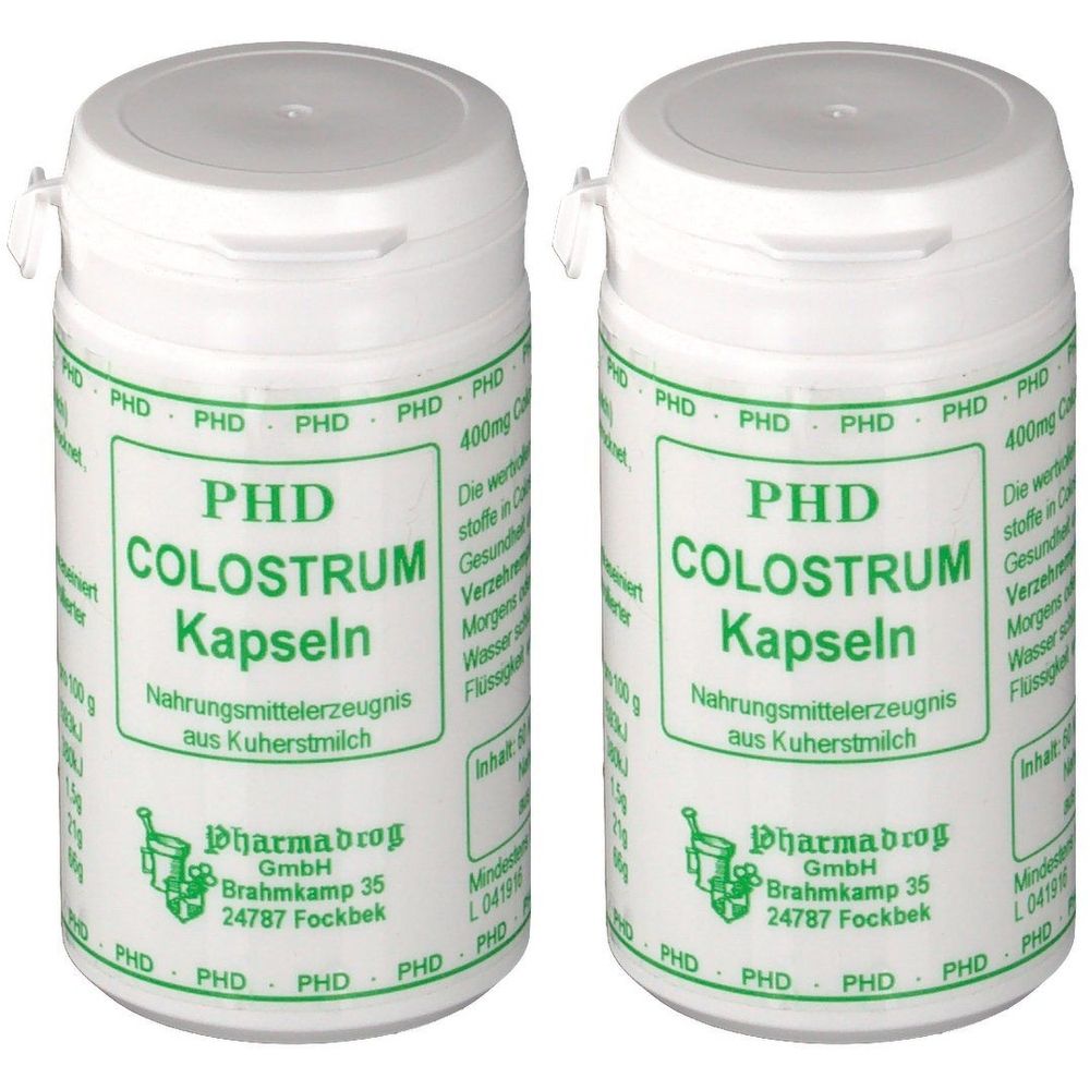 Colostrum Kapseln 400 mg gefriergetr.entfettet 2x 2x60 St