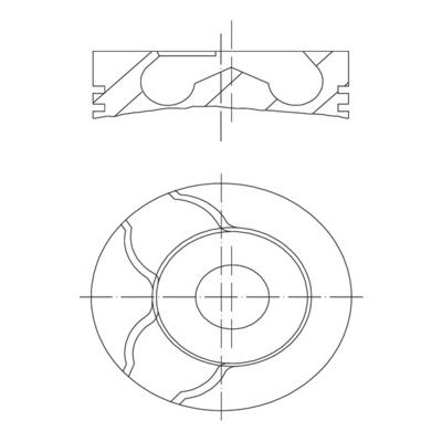 MAHLE Kolben 0215801