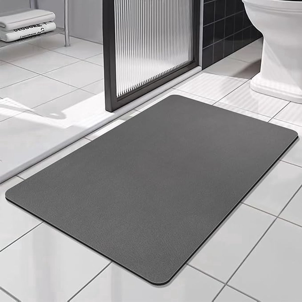 Sneldrogende antislip badmat met absorberende eigenschappen voor de badkamer en keuken
