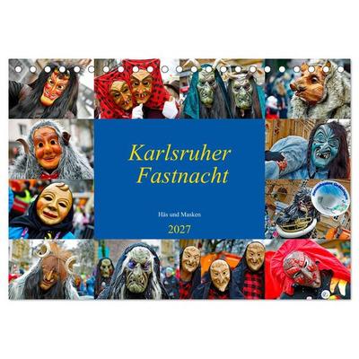 Karlsruher Fastnacht (Tischkalender 2027 DIN A5 quer), CALVENDO Monatskalender