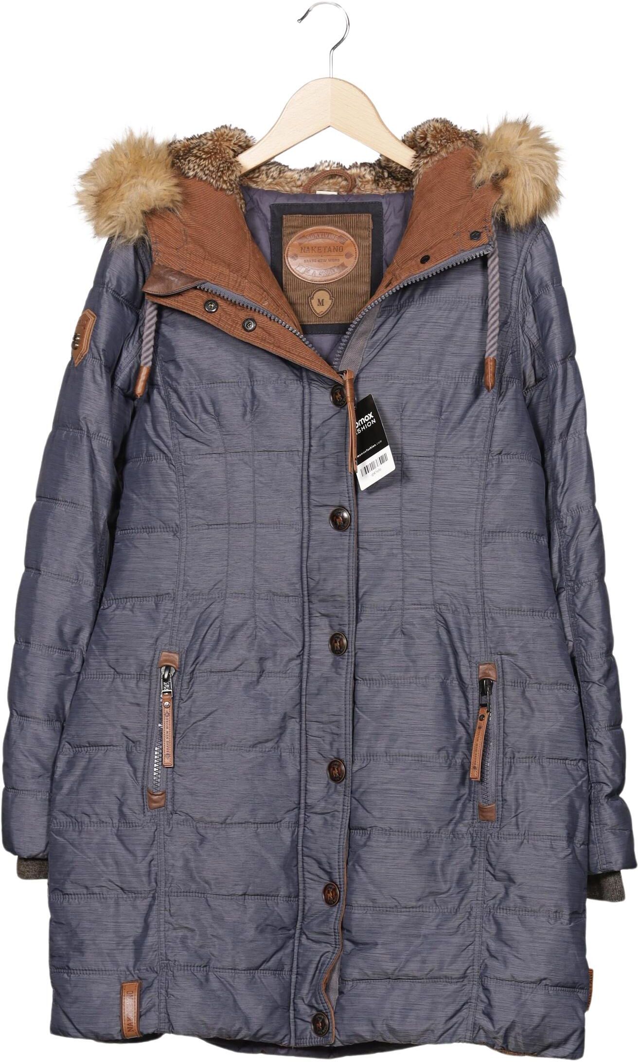 Naketano Damen Mantel, Blau, Gr. M, Synthetik - Second Hand